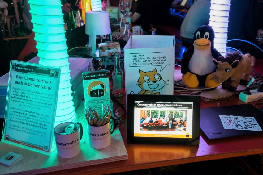 Der Infostand der Computertruhe